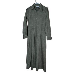 Vintage Erica Studio Green Long Sleeve Dress‎